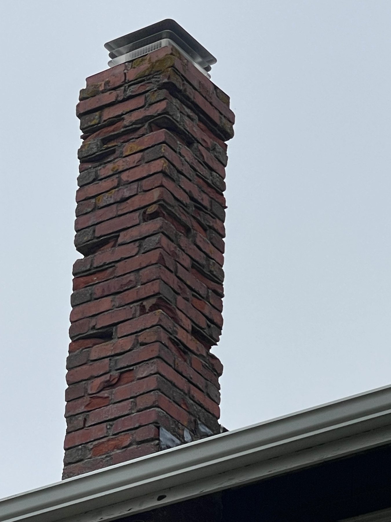 Deep mortar loss in masonry joints showing why surface filling may be inadequate